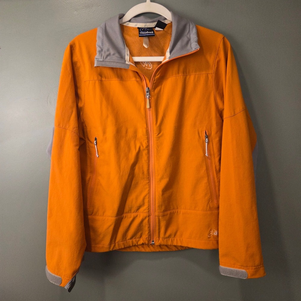 Cloudveil Women's Full Zip Lightweight Softshell Jacket Orange Size M